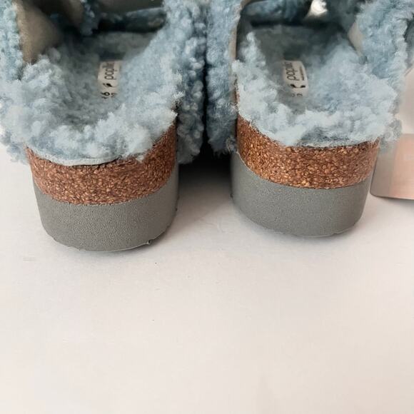 Birkenstock Papillio Arizona Big Buckle Shearling Teddy Slide Sandals Size 36 EU - Picture 8 of 10